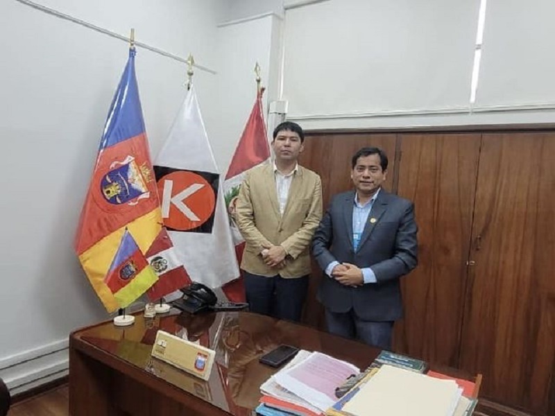 Alcalde de Bellavista se reunió con Congresista Eduardo Castillo
