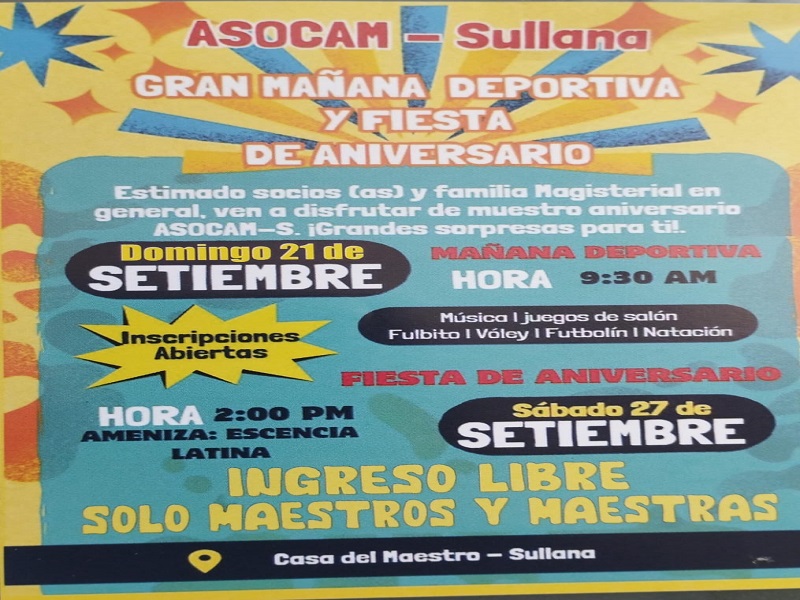 Casa del Maestro Sullana celebra aniversario