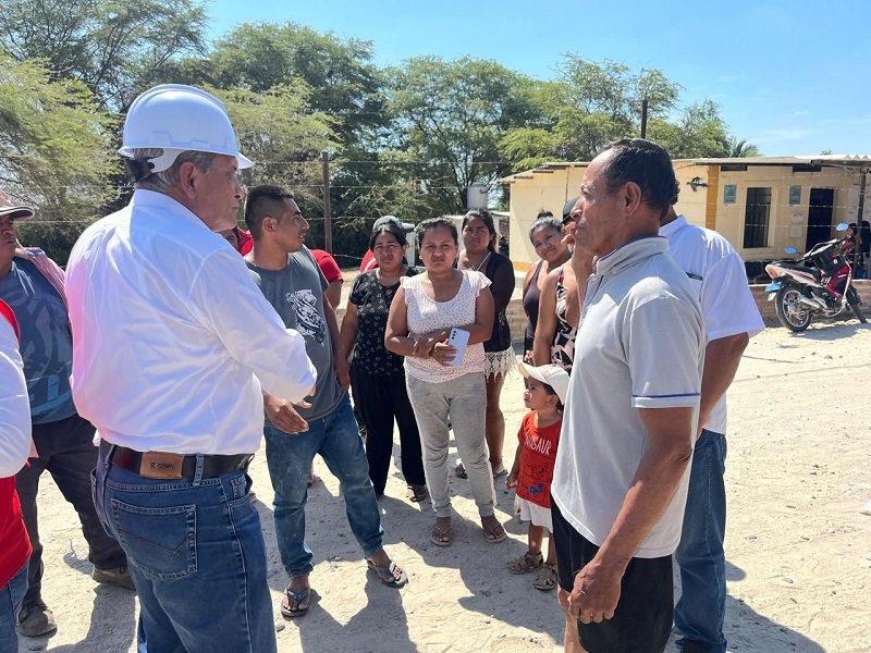 Municipalidad de Sullana impulsa proyecto de agua y alcantarillado para 15 sectores de Cieneguillo