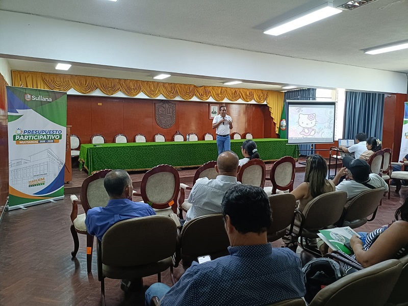 MUNICIPALIDAD PROVINCIAL DE SULLANA IMPULSA LA PARTICIPACIÓN CIUDADANA CON EL I TALLER DE PRESUPUESTO PARTICIPATIVO