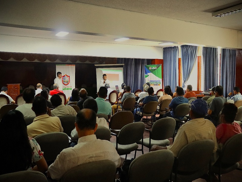 Sullana: Priorizan 14 proyectos en el Presupuesto participativo 2026-2028