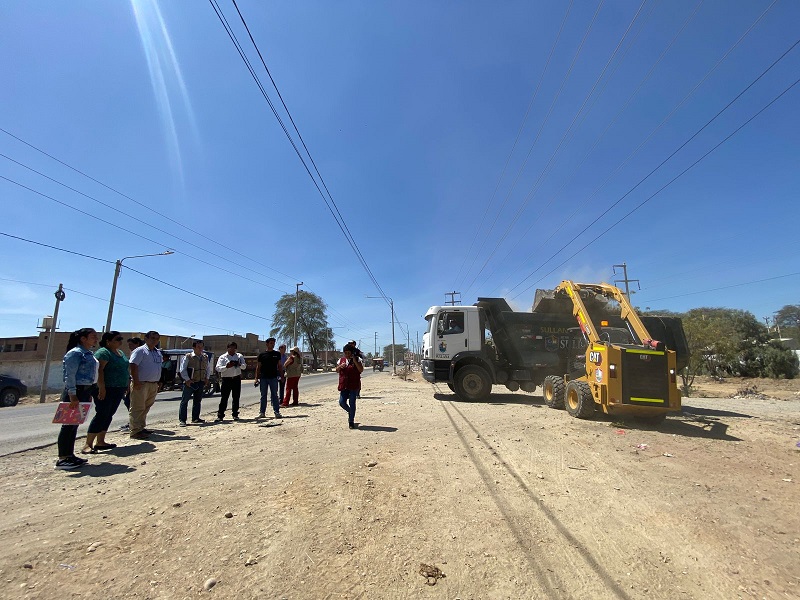 Dirigentes vecinales reciben información sobre horarios de recojo de residuos sólidos