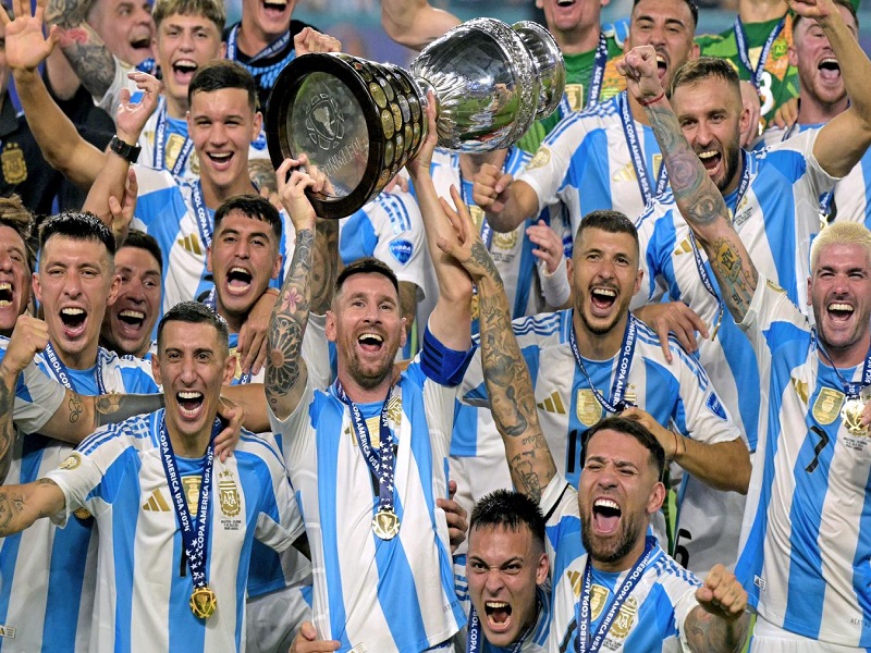 ¡Argentina campeón de América! Venció 1-0 a Colombia y alzó un nuevo título continental