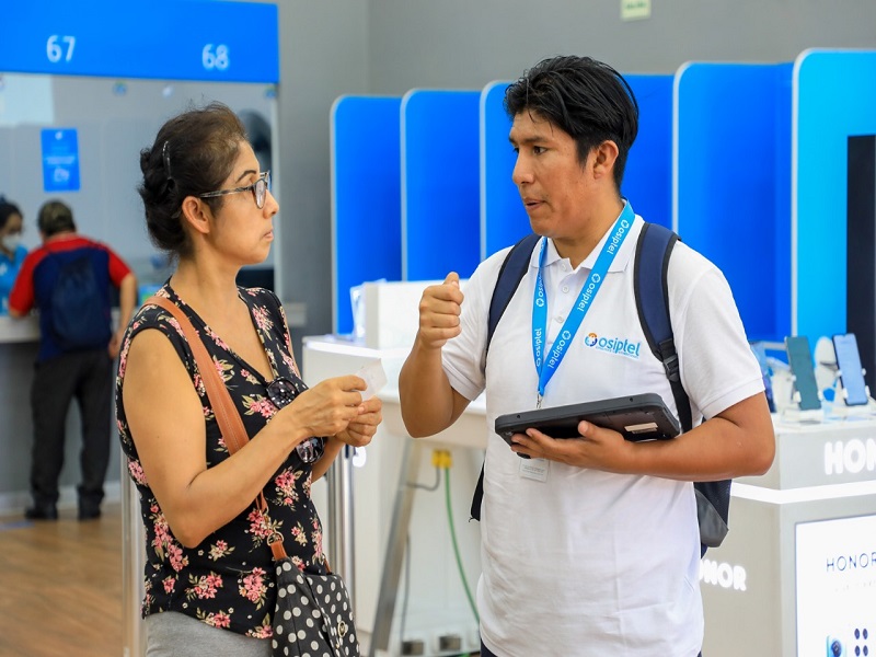 OSIPTEL atendió a más de 31 000 usuarios a través de monitoreos en los centros de atención