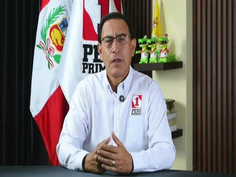 Martín Vizcarra califica de "persecución política" que JNE lo excluyera del registro de Perú Primero tras inhabilitación