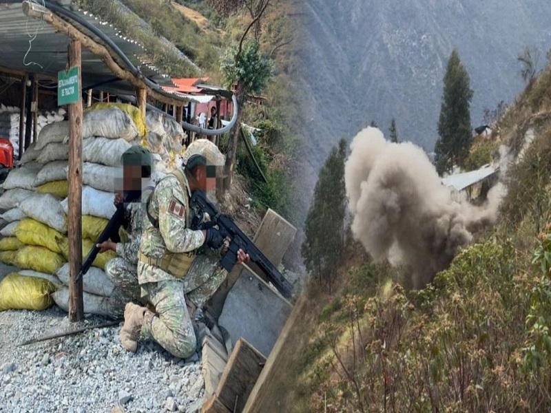 Pataz: FF.AA. destruyen bocamina clandestina y causa pérdidas por S/535,000 a la minería ilegal