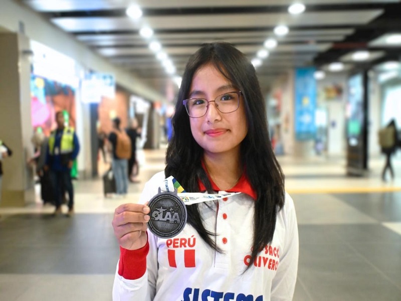 Estudiante peruana gana medalla de plata en Olimpiada Latinoamericana de Astronomía