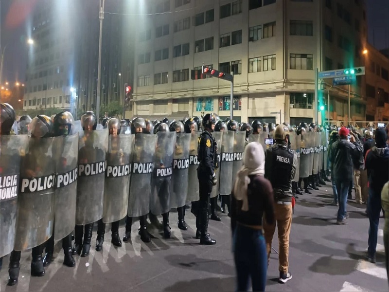 Jóvenes y colectivos sociales se movilizaron por segundo día consecutivo contra gobierno de Dina Boluarte y el Congreso