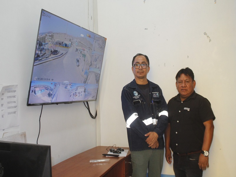 Empresa Andalucita y municipalidad implementan sistema de videovigilancia para reforzar la seguridad