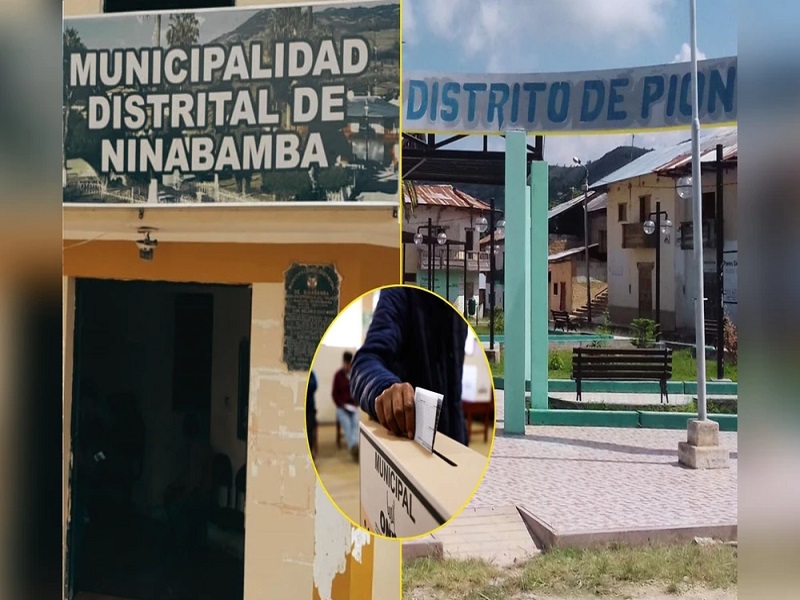 ¿Elecciones sin fin? Dos distritos de Cajamarca intentarán por cuarta vez definir a sus autoridades