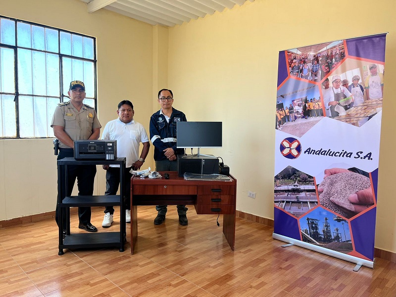 Empresa Andalucita contribuye a fortalecer gestión del PAR en La Islilla, Paita