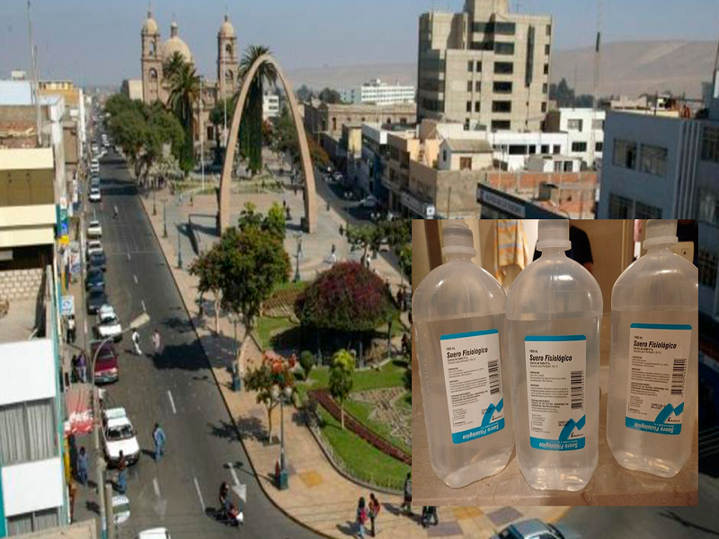 Confirman que se encontró suero fisiológico del lote defectuoso de Medifarma en una farmacia privada de Tacna
